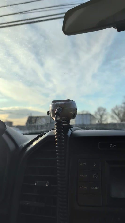 StickMic — Magnetic Microphone Holder for Safer Radio Use